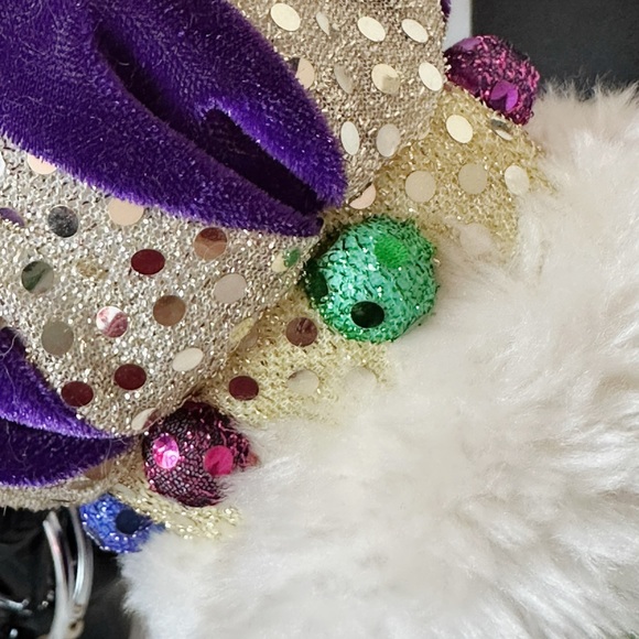 8" Green Frog Prince In Crown Kiss Me Beanbag Stuffed Plush Toy Animal - Picture 6 of 10